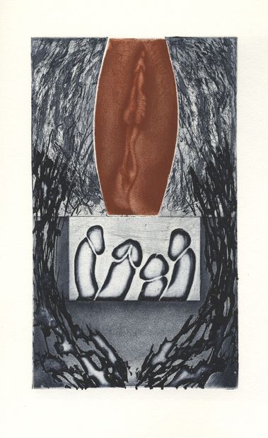 null [PRENLICE] Veira. Liège, La Verge d'Or, 1977. In-folio, 22,5 x 22,5 cm, demi-maroquin...