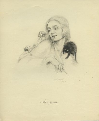 null Margit GAAL. Songes galantes. 12 drawings by Margit Gaal, private edition, Paris,...