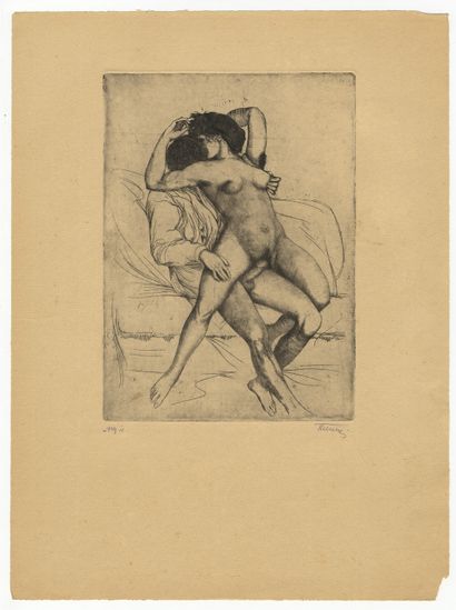 null Unidentified Czech artist]. Dances of the vits, ca. 1930. Italian-style laced...