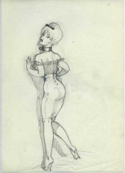 null JIM (1918-1964). 40 sketches, 29.7 x 21 cm. Provenance: Galerie HumuS, Lausanne....