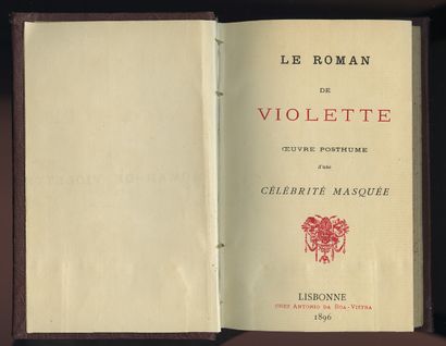 null [Marquise de MANNOURY d'ECTOT - FRÉDILLO]. Le Roman de Violette, œuvre posthume...