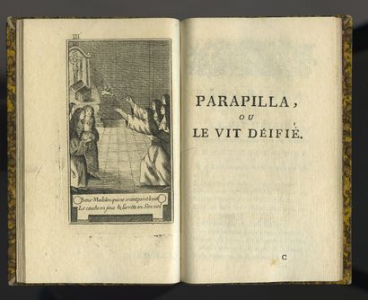null Charles BORDES]. Parapilla, ou le vit déifié, poem in five songs, brought to...