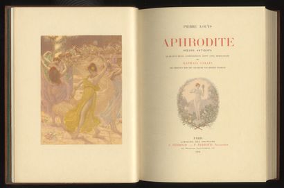null Pierre LOUŸS - Raphaël COLLIN. Aphrodite, ancient customs. Librairie des amateurs,...