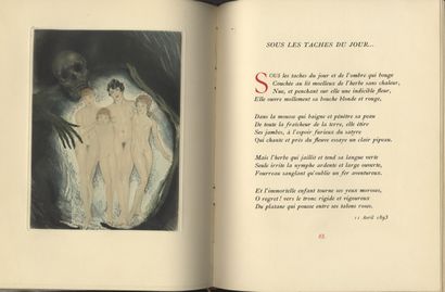 null Pierre LOUŸS - Édouard CHIMOT. Poèmes inédits. Poésies libres 1887-1924. [Paris,...