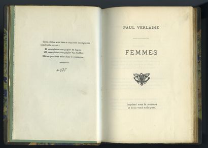 null Paul VERLAINE. Women. Printed under the cloak and not sold anywhere [Charles...