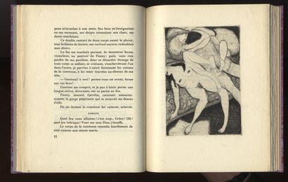 null Alfred de MUSSET - May den ENGELSEN]. Gamiani ou deux nuits d'excès, illustrated...
