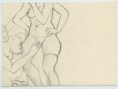 null Gert GAGELMANN (active in 1940-1950). About 90 pencil sketches, preparatory...