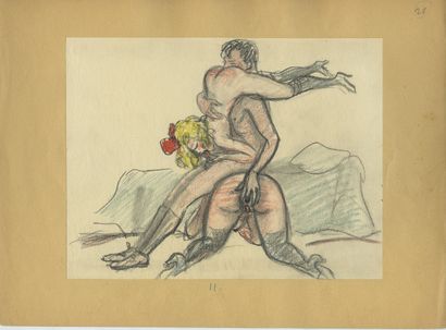 null Unidentified Hungarian Artist]. Adventures & Misadventures of a Blonde, circa...