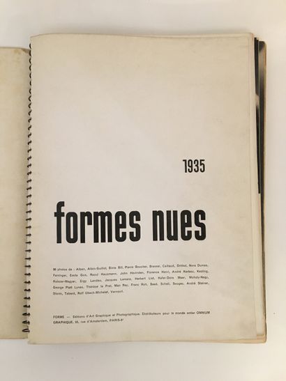null MAN RAY, BRASSAÏ, etc. Formes nues. Paris, Forme, Éditions d'Art Graphique et...