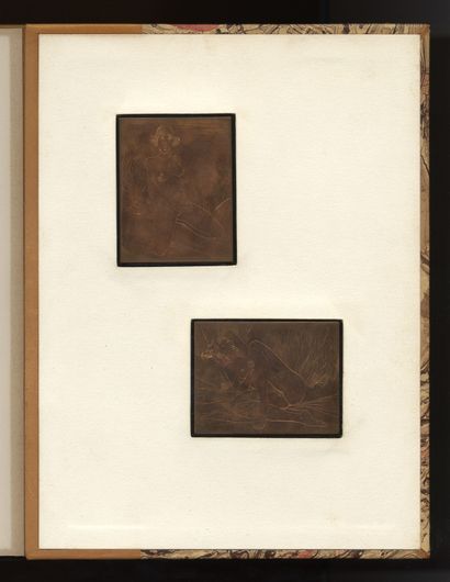 null [PRENLICE] Veira. Liège, La Verge d'Or, 1977. In-folio, 22,5 x 22,5 cm, demi-maroquin...