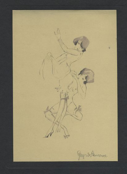 null Guy de LAURENCE [Erich GODAL]. Portefeuille, 31 x 23 cm, contenant 12 planches...