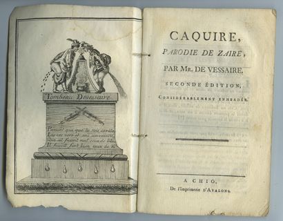 null [SCATOLOGIE, 3 ouvrages]. M. de VESSAIRE. Caquire, seconde édition, considérablement...