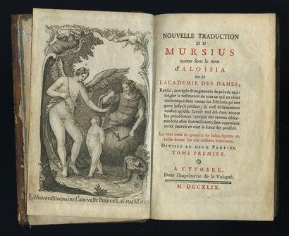 null CURIOSA. [Nicolas CHORIER]. Nouvelle traduction du Mursius, connu sous le nom...