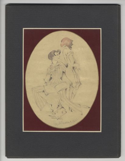 null Guy de LAURENCE [Erich GODAL]. Portfolio, 31 x 23 cm, containing 12 plates,...
