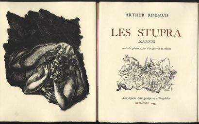 null Arthur RIMBAUD. TAVY NOTTON]. The Stupra, sonnets decorated with drypoints by...