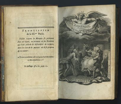 null Nicolas Edme RESTIF DE LA BRETONNE (1734-1806) - BINET. La Paysanne pervertie...