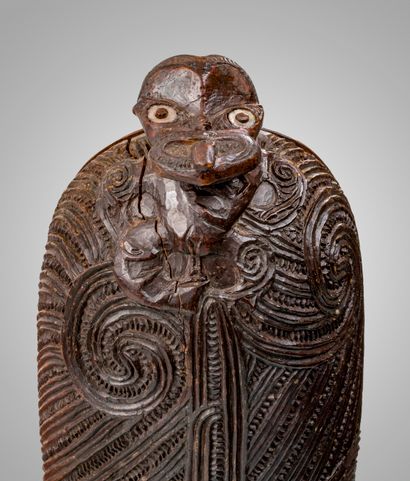 null 
Boîte à trésor wakahuia maori, Nouvelle-Zélande. Wakahuia : de waka, boîte...