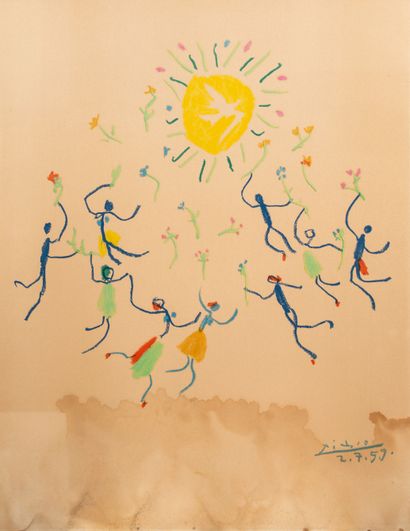 null 
Picasso Pablo Ruiz (1881-1973) d'après






Ronde de la Jeunesse






Lithographie...