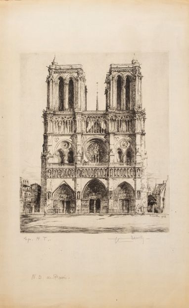 null Deville Henri Wilfrid Joseph (1871-1939)


Notre Dame de Paris


Pointe sèche


Epreuve...