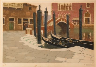 null Labrouche Pierre (1876-1956)


Canal à Venise


Eau forte et aquatinte en couleur...