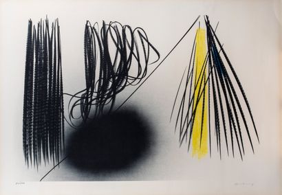 null Hartung Hans (1904-1989)


Black and yellow composition


Lithograph in colours


Signed...
