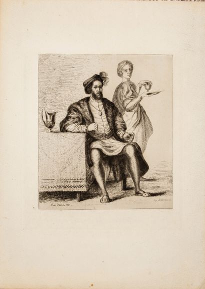 null Dréville Jean ,Villot Frédéric (d'après Delacroix), Lannoy Max


Deux femmes,...