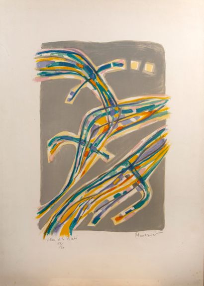 null Manessier Alfred (1911-1993)


L'eau et la pureté


Lithographie en couleur


vélin...