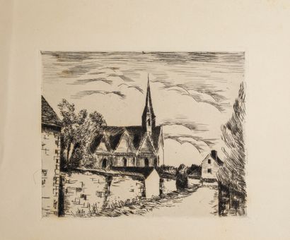 null Vlaminck Maurice de (1876-1956)


The Church of Beauche n°115, 1926


Etching


Print...