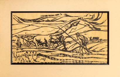 null Zingg Jules Emile (1882-1942)


Ploughing


Woodcut on thin tinted paper


Signed...