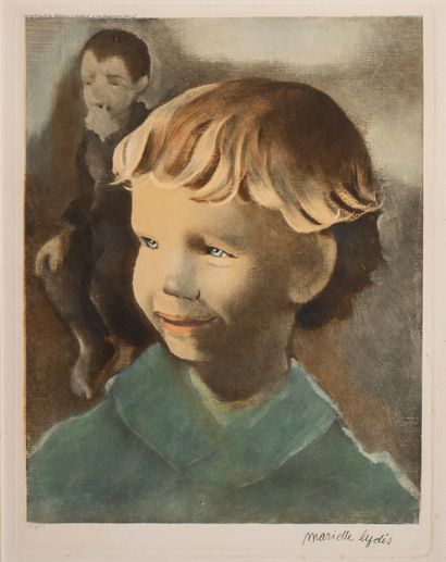 null Lydis Mariette (1887-1970)


Portrait de garçonnet


Gravure en couleur sur...