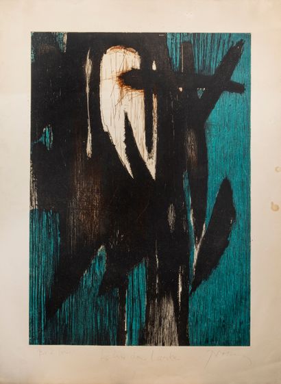 null Prassinos Mario (1916-1985)


The moon in the tree


Aquatint and etching.


Arches...