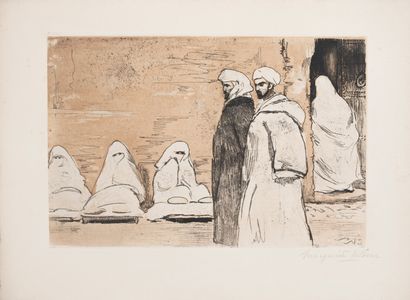 null 
Delorme Marguerite (1876-1946)






The school, veiled women, and teaching...