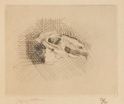 null Villon Jacques (1875-1963)


Skeleton


Etching


Signed lower left, numbered...