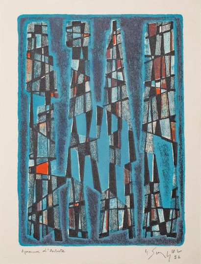 null Singier Gustave (1909-1984)


Maritime city 1952


Lithograph


Signed lower...