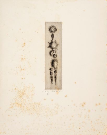 null Grangié Catherine (XXth)


Totem


Etching on rag paper from Mandeure


Signed...
