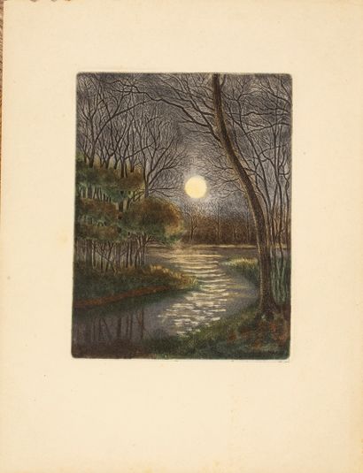 null Mayes William Edward (?) (1861-1952)


Etang au clair de lune


Eau-forte et...