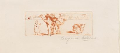 null 
Delorme Marguerite (1876-1946)






Camels






Three engravings






Haasen...