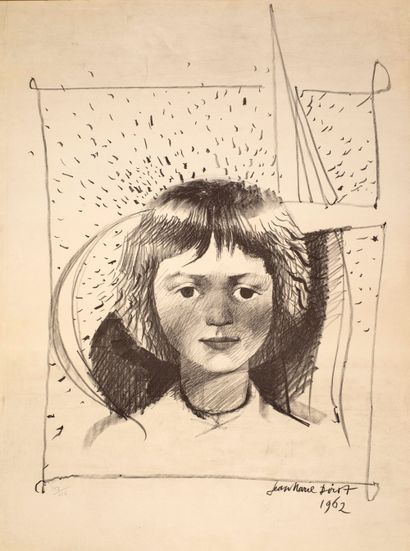 null Pirot jean marie, known as Arcabas (1926-2018)


The young girl


Lithograph


Signed...