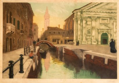 null Labrouche Pierre (1876-1956)


Canal à Venise


Eau forte et aquatinte en couleur...