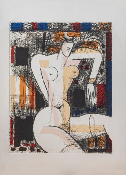 null Gromaire Marcel (1892-1971)


Nude sitting colored


Etching


Annotated EA,...