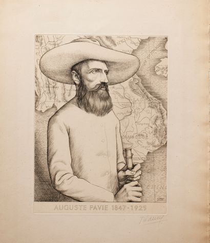 null Cami Robert dit Camy (1900-1975)


Portrait of Auguste Pavie 1847-1925


Etching...