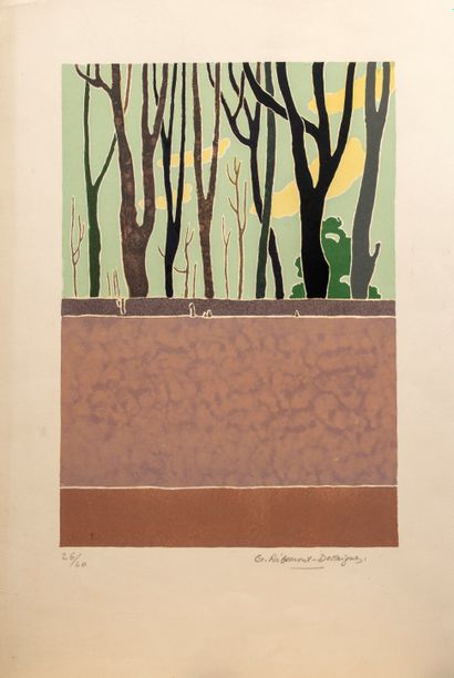 null Ribemont-Dessaignes Georges (1884-1974)


Sans titre


Lithographie en couleur


vélin


Signée...