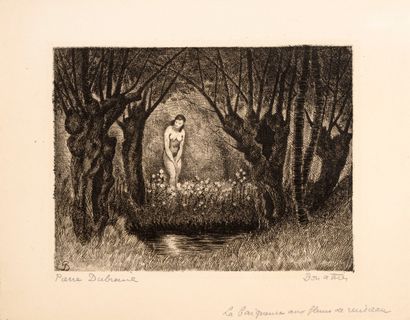 null Dubreuil Pierre (1891-1970)


Bather with stream flowers


Drypoint


Good to...