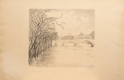 null Lacoste Charles (1870-1959)


La Seine à Paris


Lithographie sur papier L'estampe...