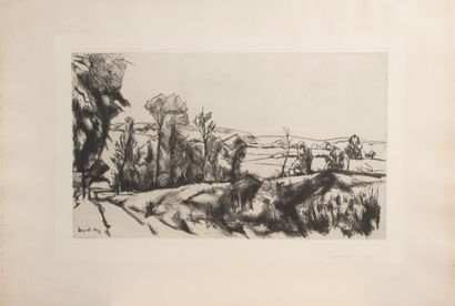 null Levy Léopold (1882-1966)


Landscape


Etching and drypoint


Signed lower right


A...