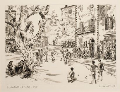 null Boullaire Jacques (1893-1976)


The bowlers


Drypoint


Signed lower right,...