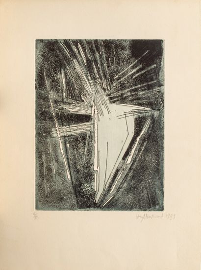 null Arthur-Bertrand Huguette (1902-2005)


Untitled


Etching


Signed lower right,...