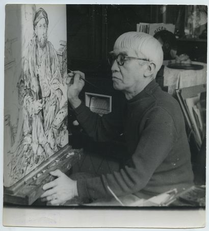null Tsugouharu ou Léonard FOUJITA (1886-1968), peintre, dessinateur et graveur....