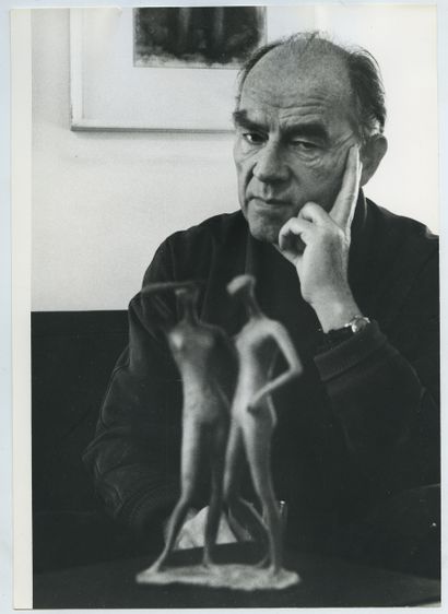 null Arno BREKER (1900-1991), sculpteur allemand. Épreuve argentique d'époque, 23,2...