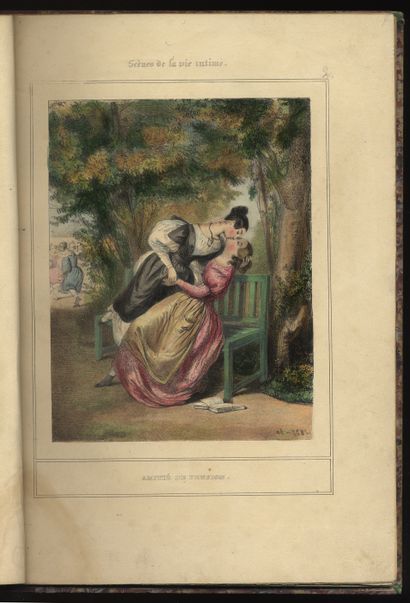 null VERY RARE IN 1890! [Paul GAVARNI (1804-1866)]. Scenes of private life, six drawings...